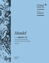 Messiah 1741, HWV 56 SATB Vocal Score cover